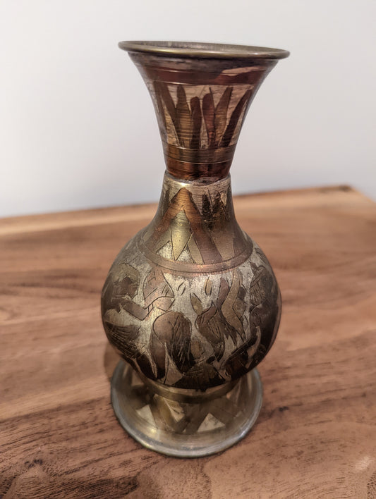 Brass and Copper Vase