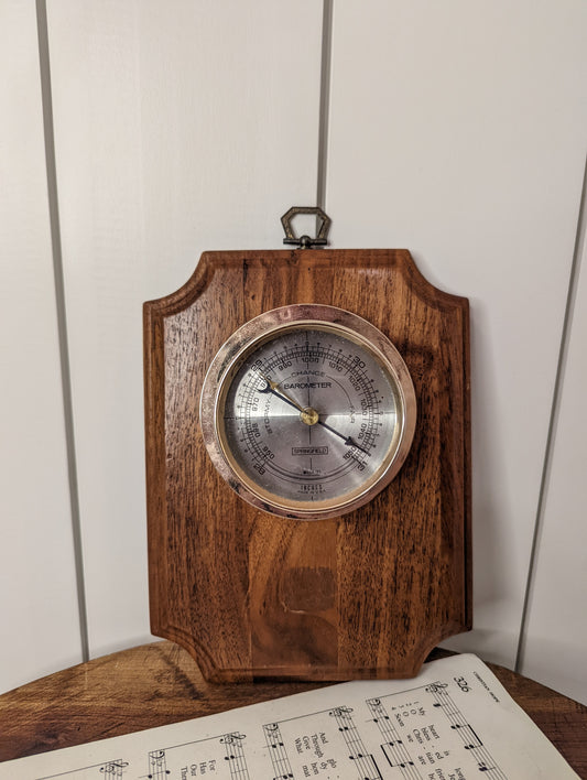 Vintage Barometer (Decor Only)