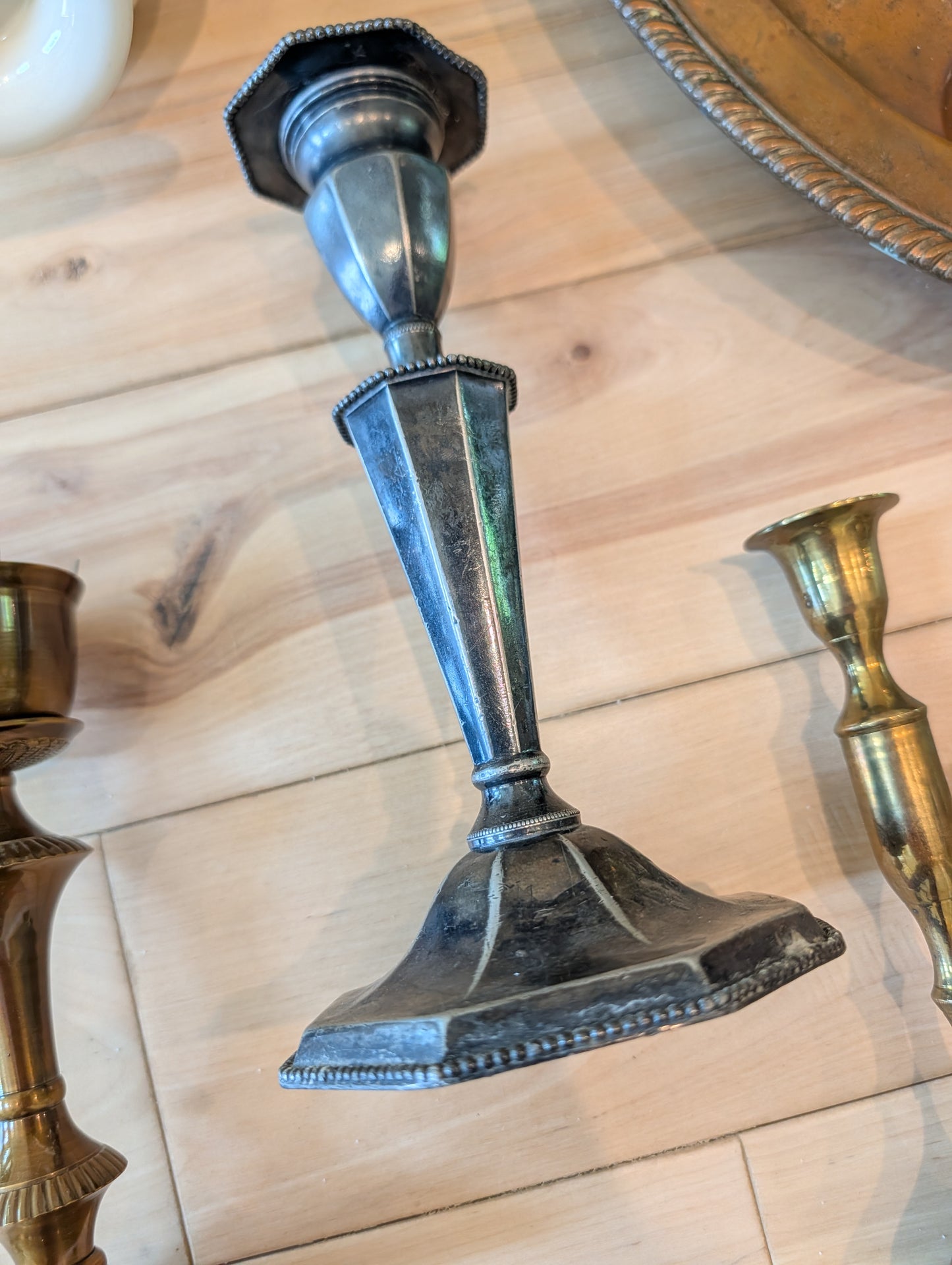 Mismatched Candle Holders        (Set of 3)