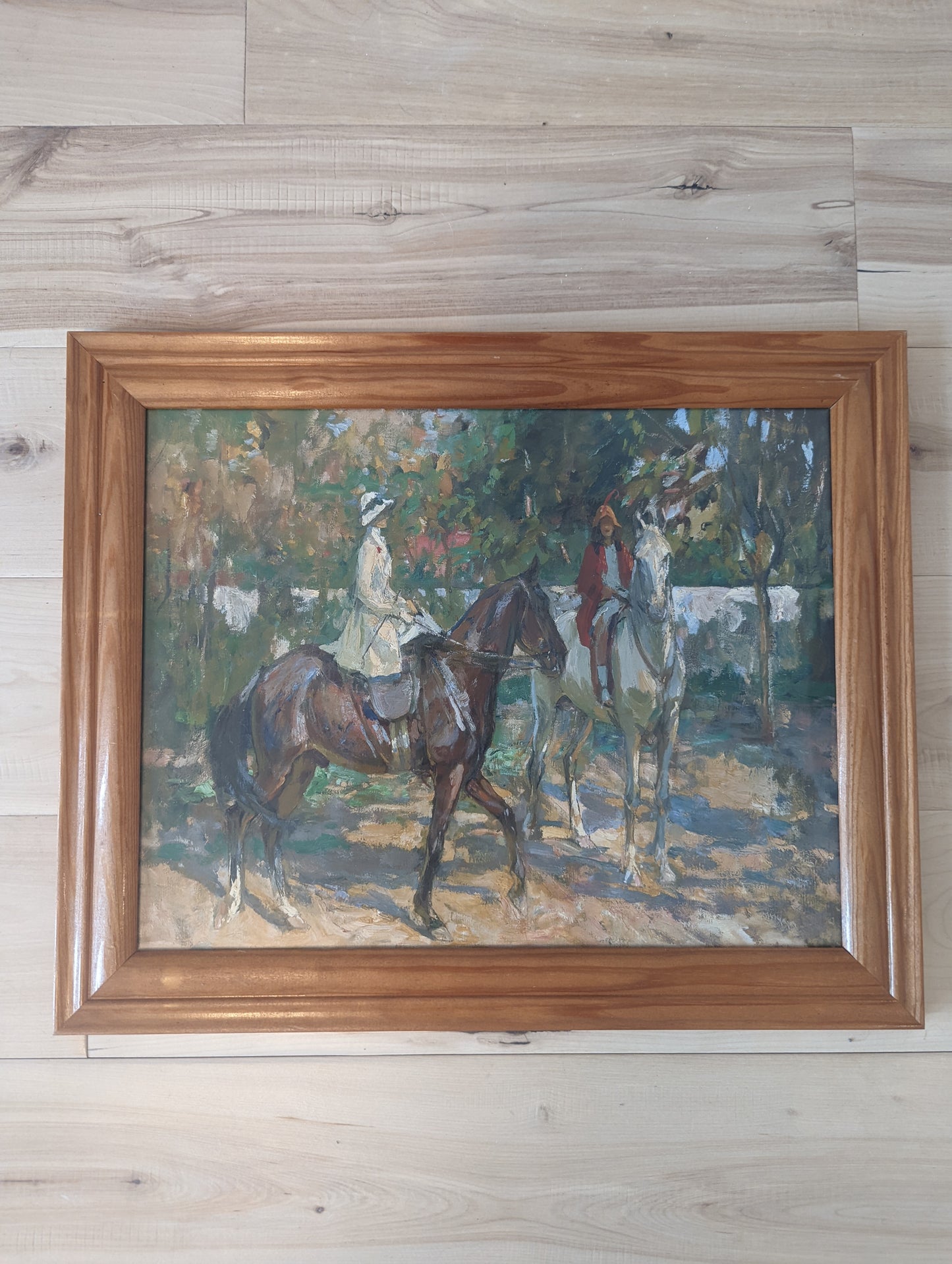 11x14 Horse in Wood Frame