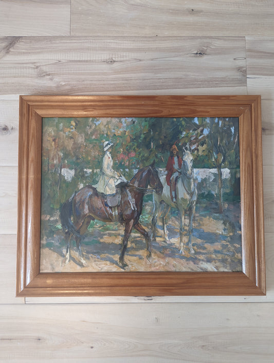 11x14 Horse in Wood Frame