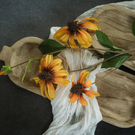 33" ORANGE BLACK-EYED SUSAN SPRAY