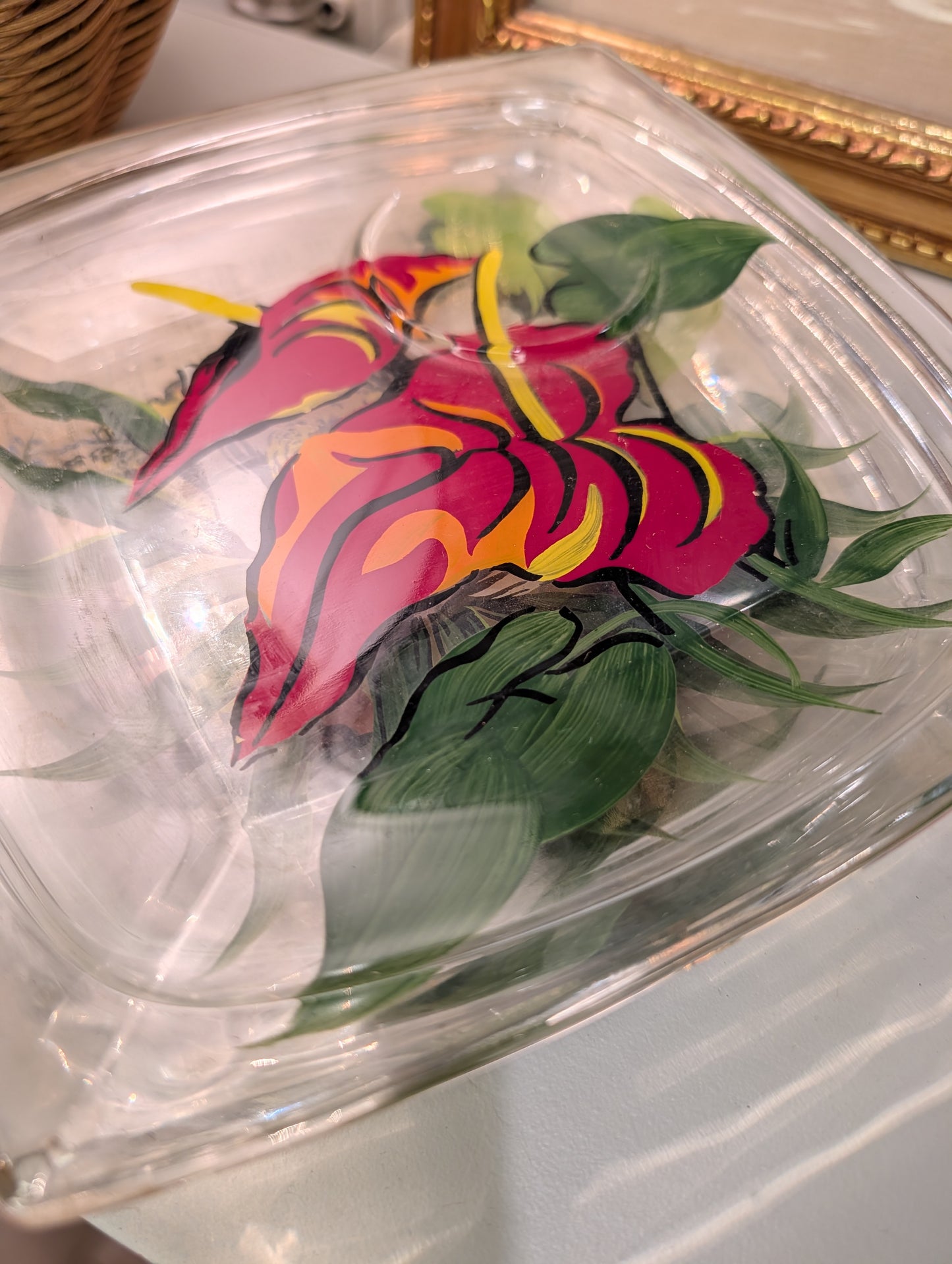 Hand Painted Snack Plates (Set of 4)