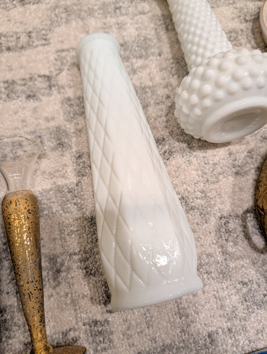 Milk Glass Vase