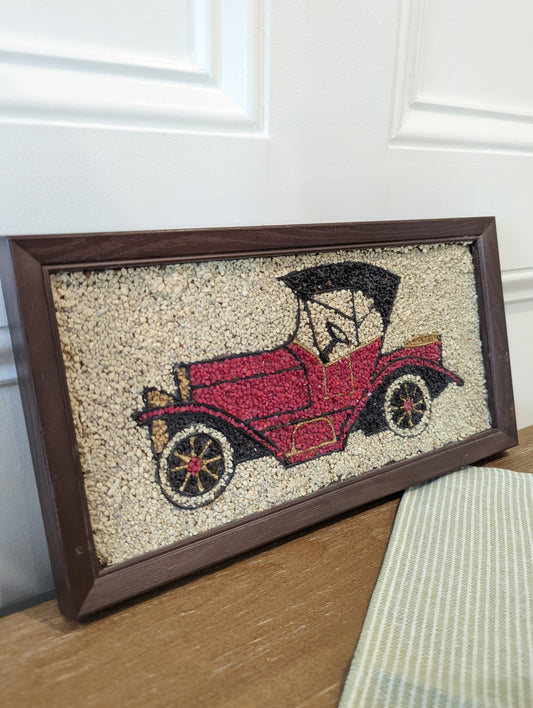 Vintage Pebble Car Art