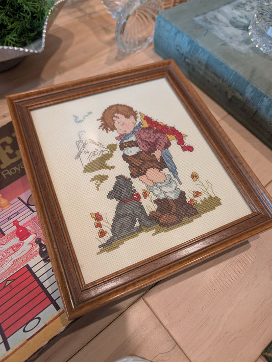 Little Boy Cross Stitch