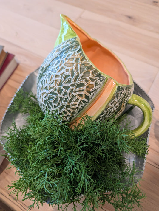 Vintage Cantaloupe Slice Pitcher