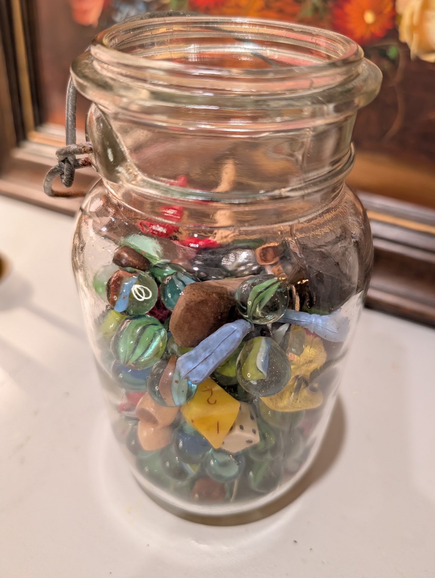 Jar of Vintage Trinkets