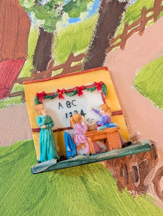 🏫 Vintage "School Days" Teacher & Students Figurine – Rare Collectible!