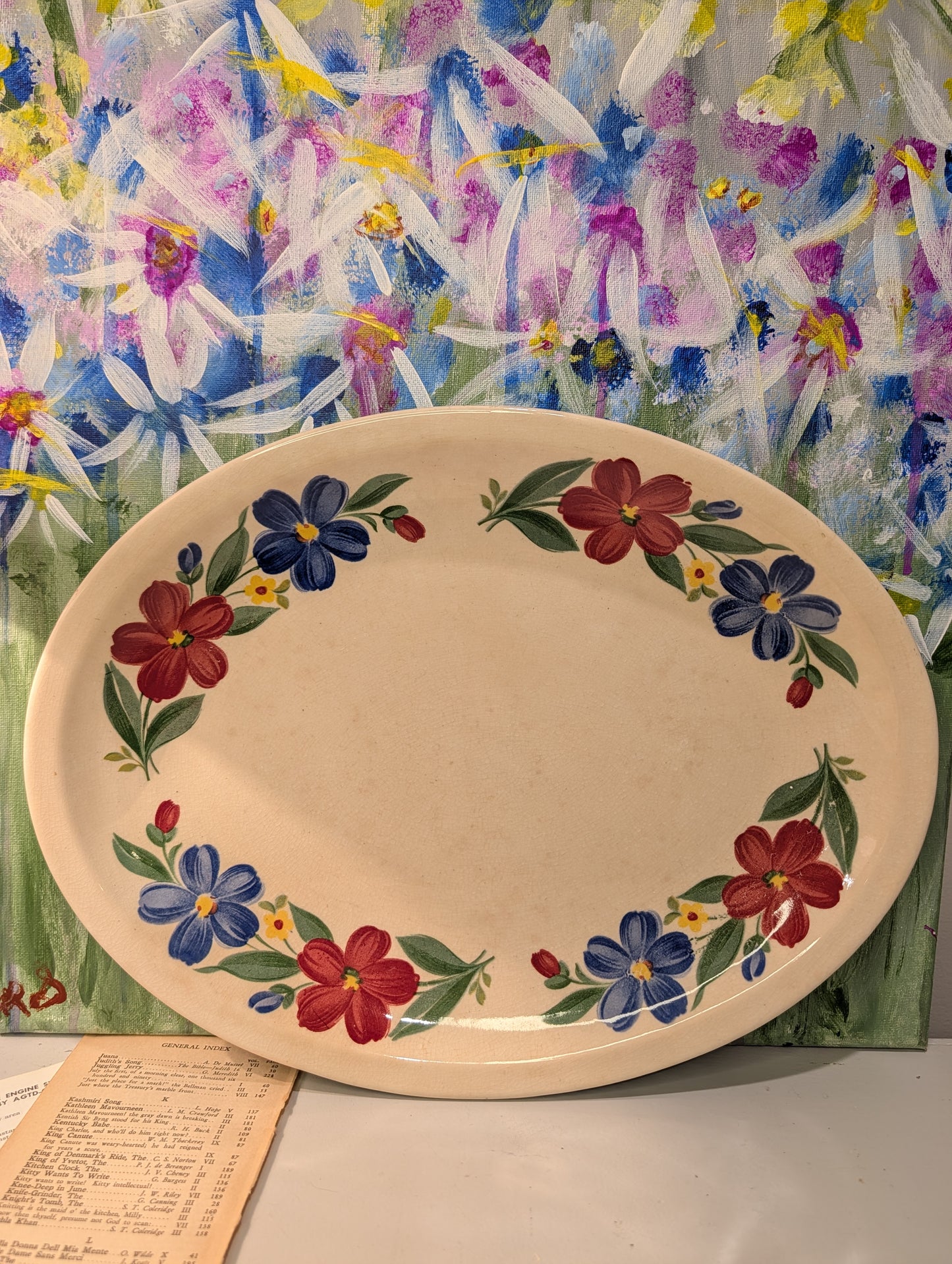 Floral Platter