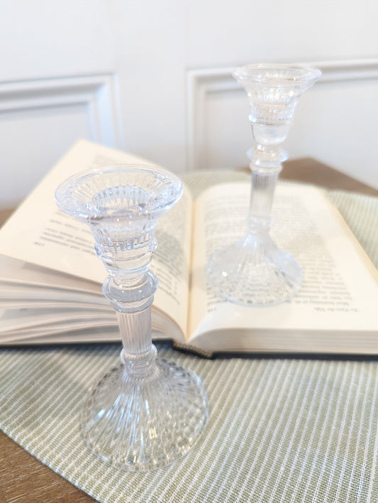 Lenox crystal candlestick holders (Set of 2)