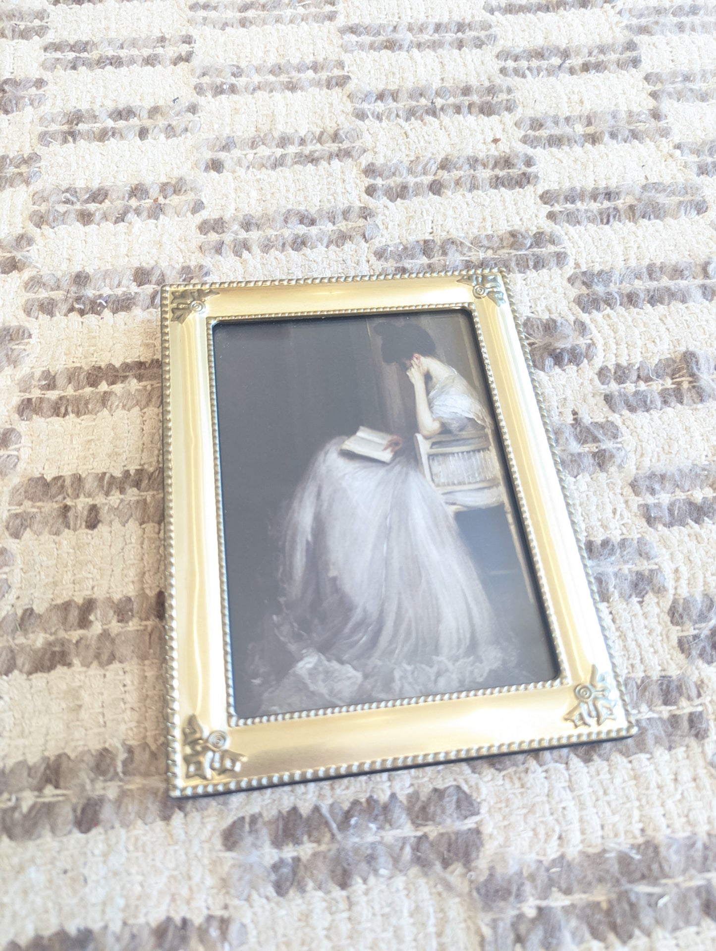 Lady in Gold Frame (5x7)