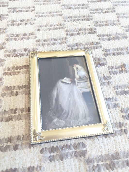 Lady in Gold Frame (5x7)