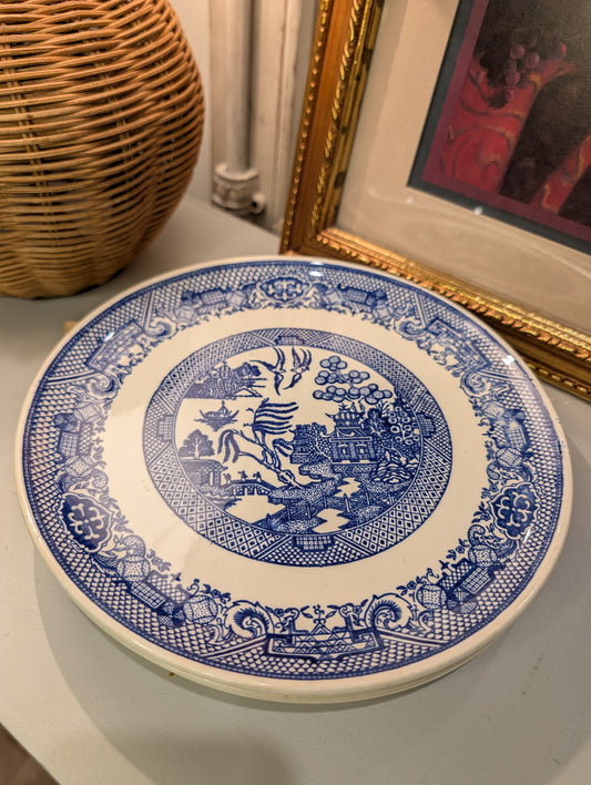 Blue Ironstone Plates (Set 3)