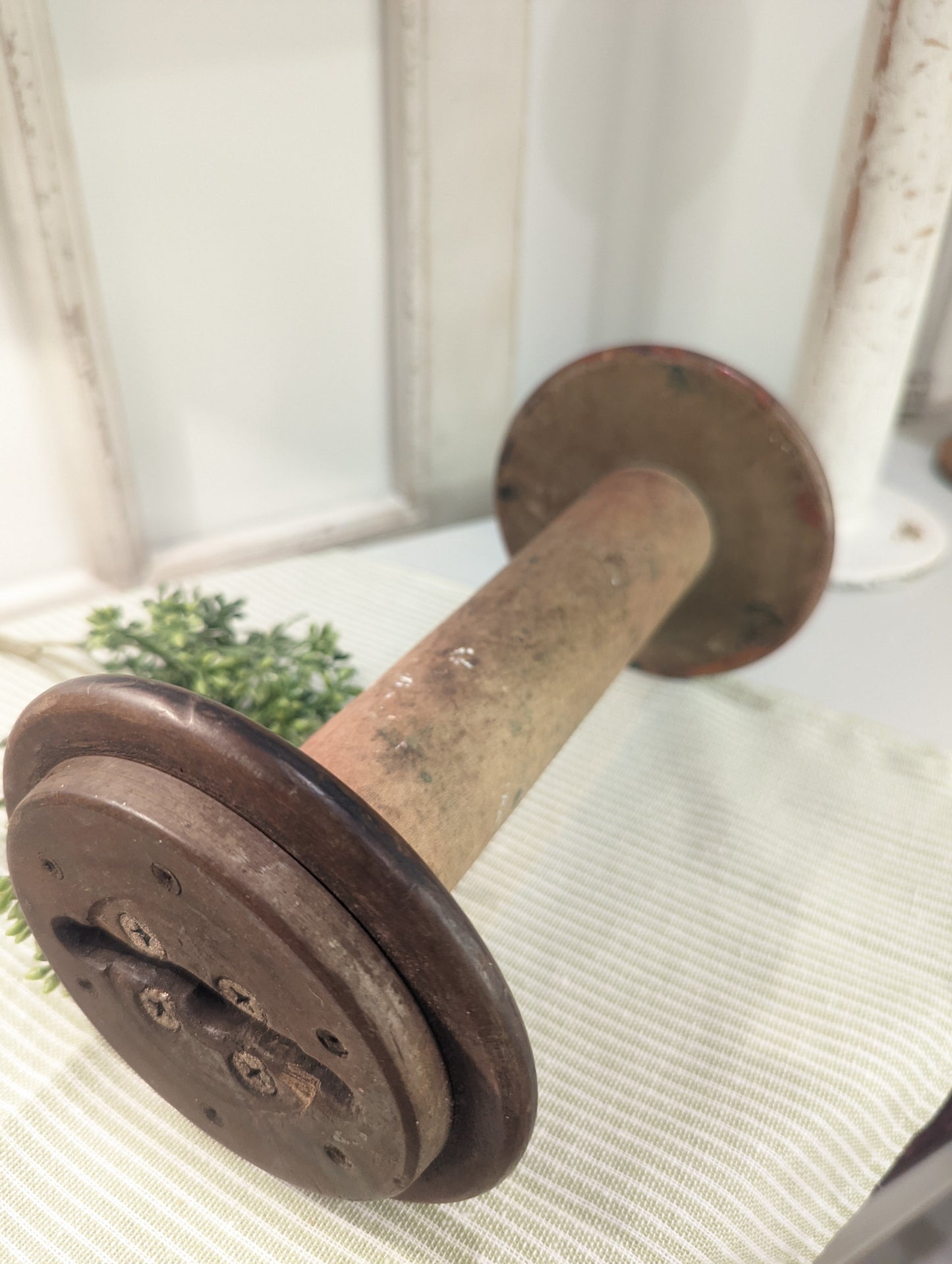 Vintage Wood  Thread Spool 🧵