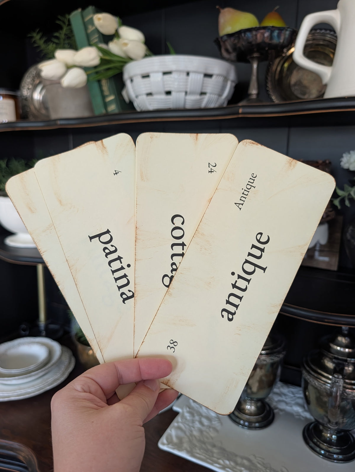 Cottage Theme Flash Cards