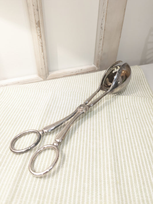 Silver Salad Tongs