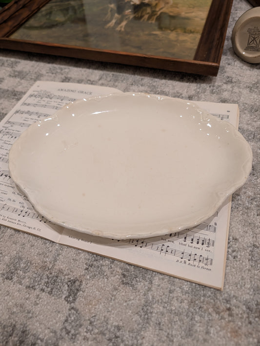 Set of 4 Large Ironstone Plates