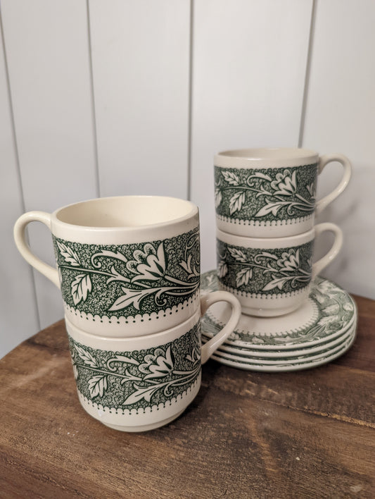 Vintage Scio Avon Cups and Saucers