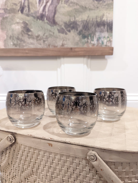 Vintage Mid-Century Modern (MCM) "roly-poly" glasses