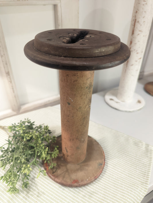 Vintage Wood  Thread Spool 🧵