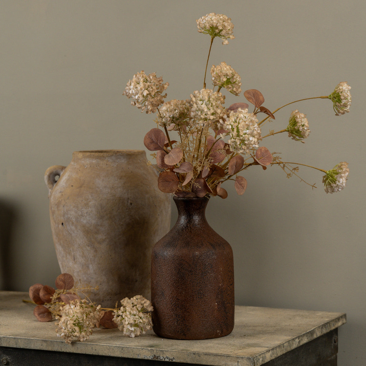 20.75" DUSTY CREAM WILDFLOWER SPRAY