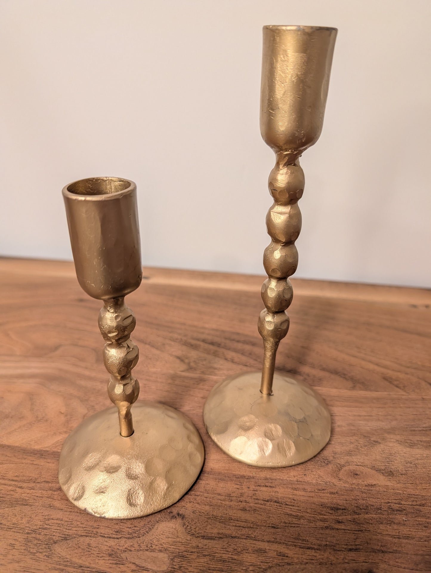 Gold Candle Holder Set