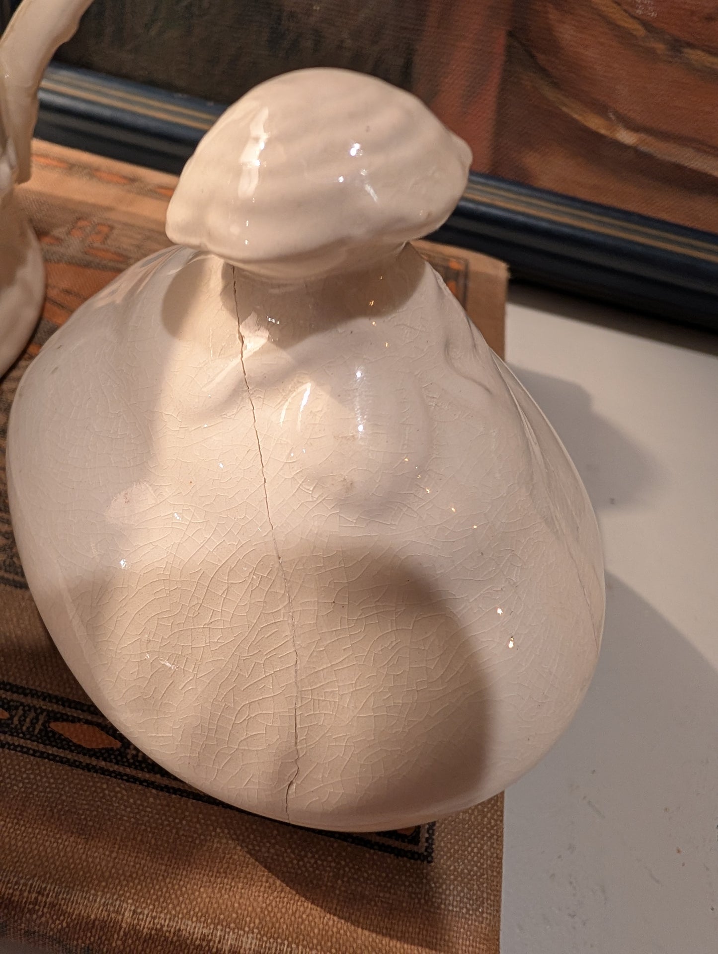 Ironstone Cream and Sugar