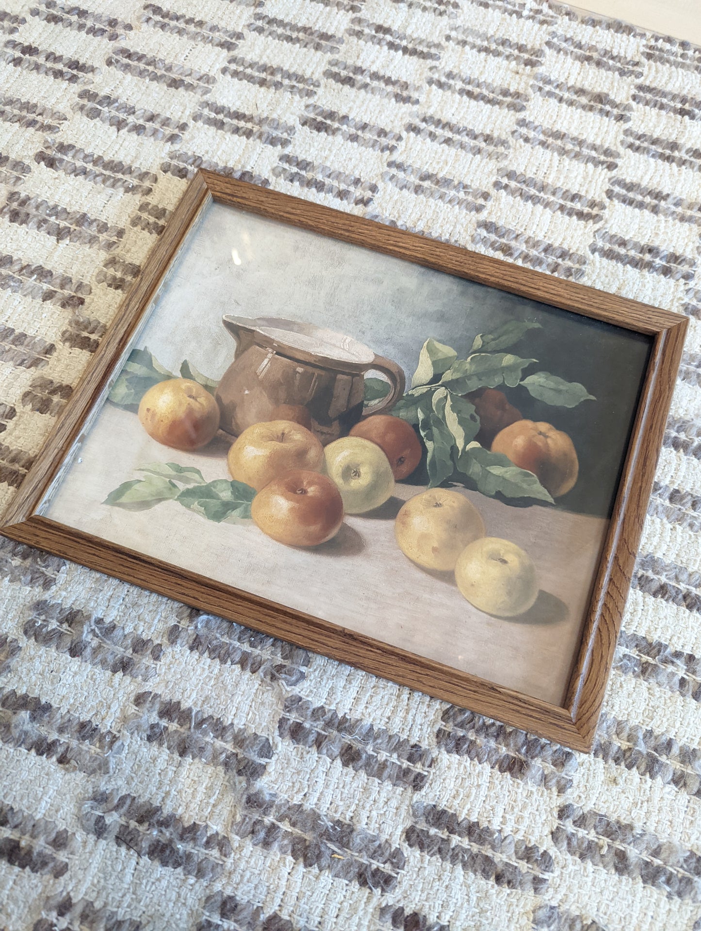 Apples in Wood Frame (11x14)