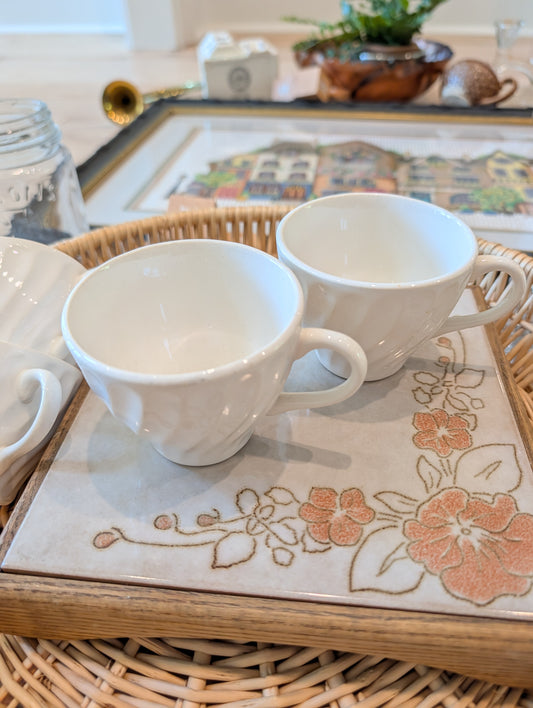 Ironstone Cups (Set 4)