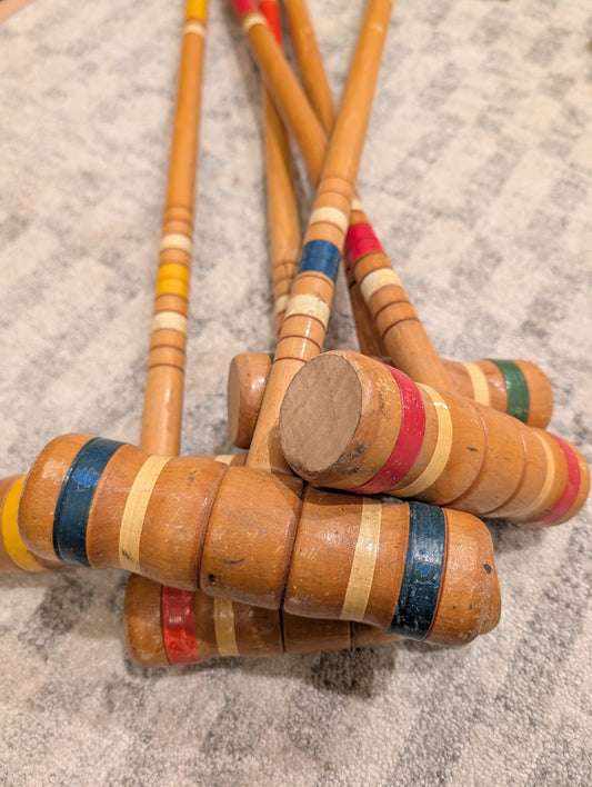 Vintage Wood Crochet