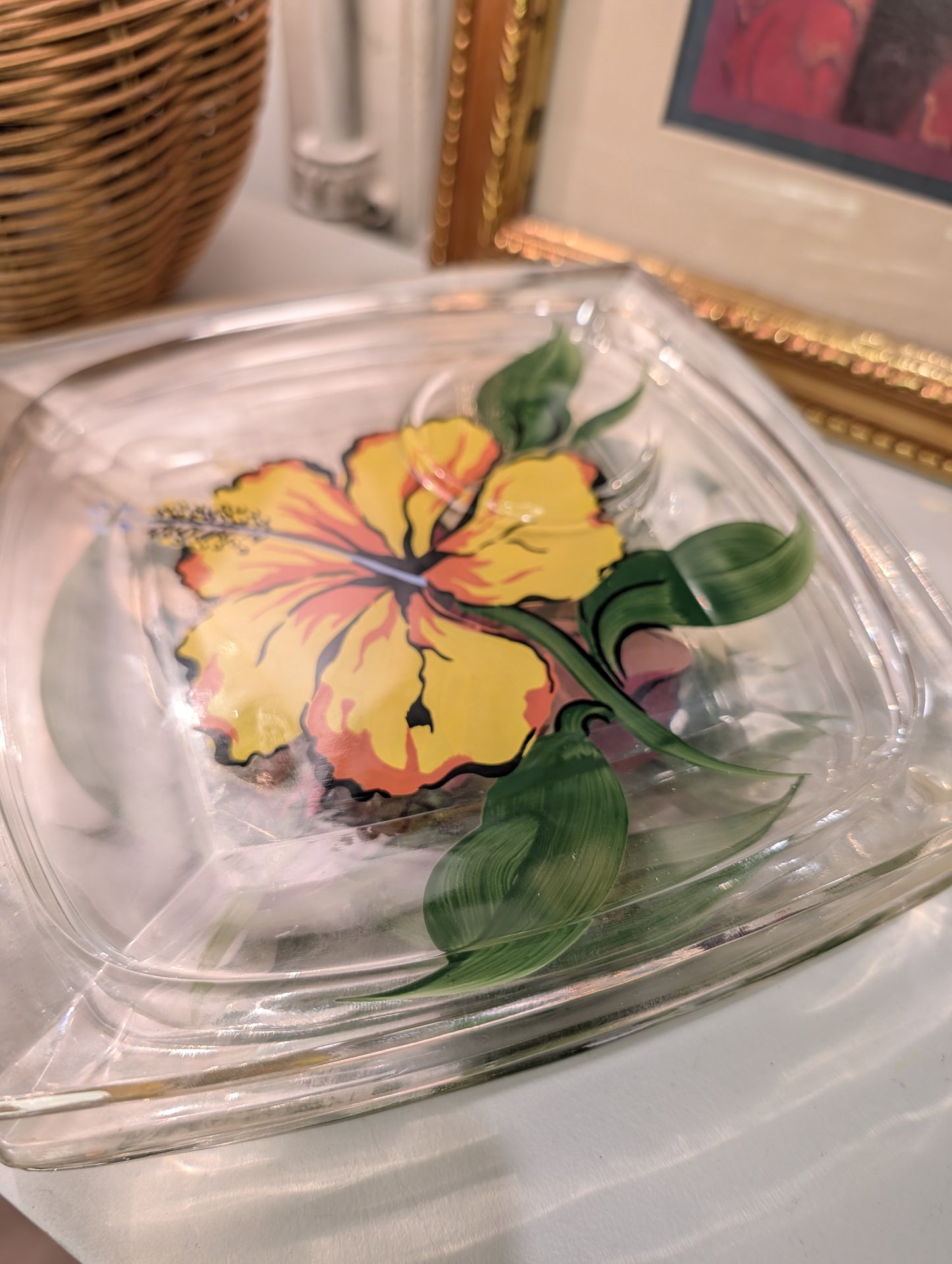Hand Painted Snack Plates (Set of 4)