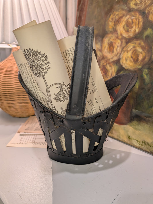 Black Metal Basket
