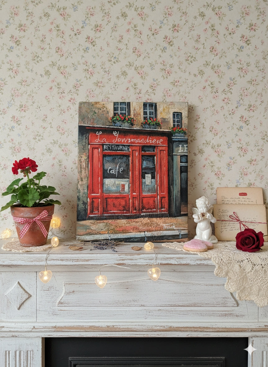 Café des Amis Painting