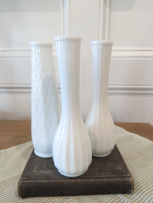 Milk Glass Vase