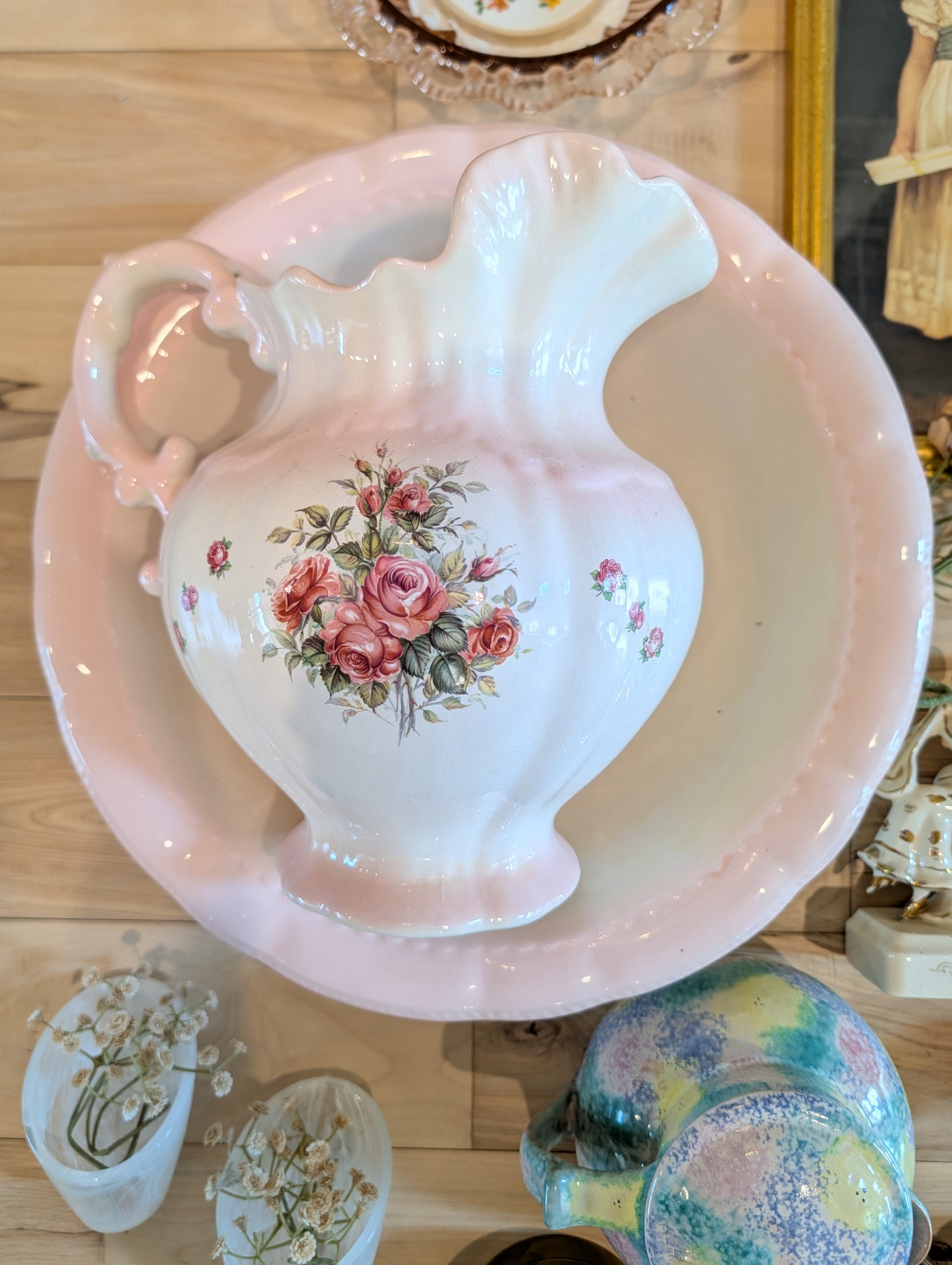 Floral Wash Basin