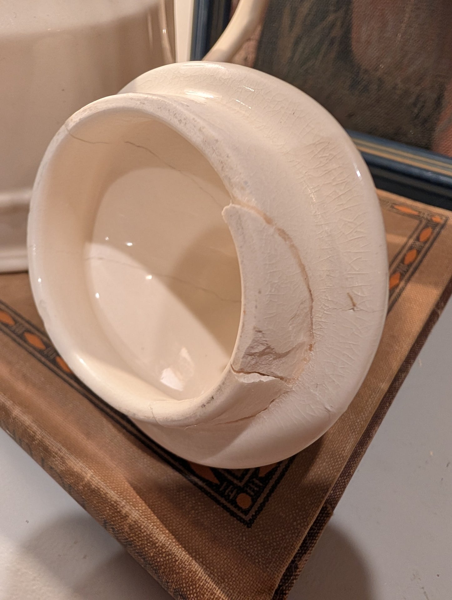 Ironstone Cream and Sugar