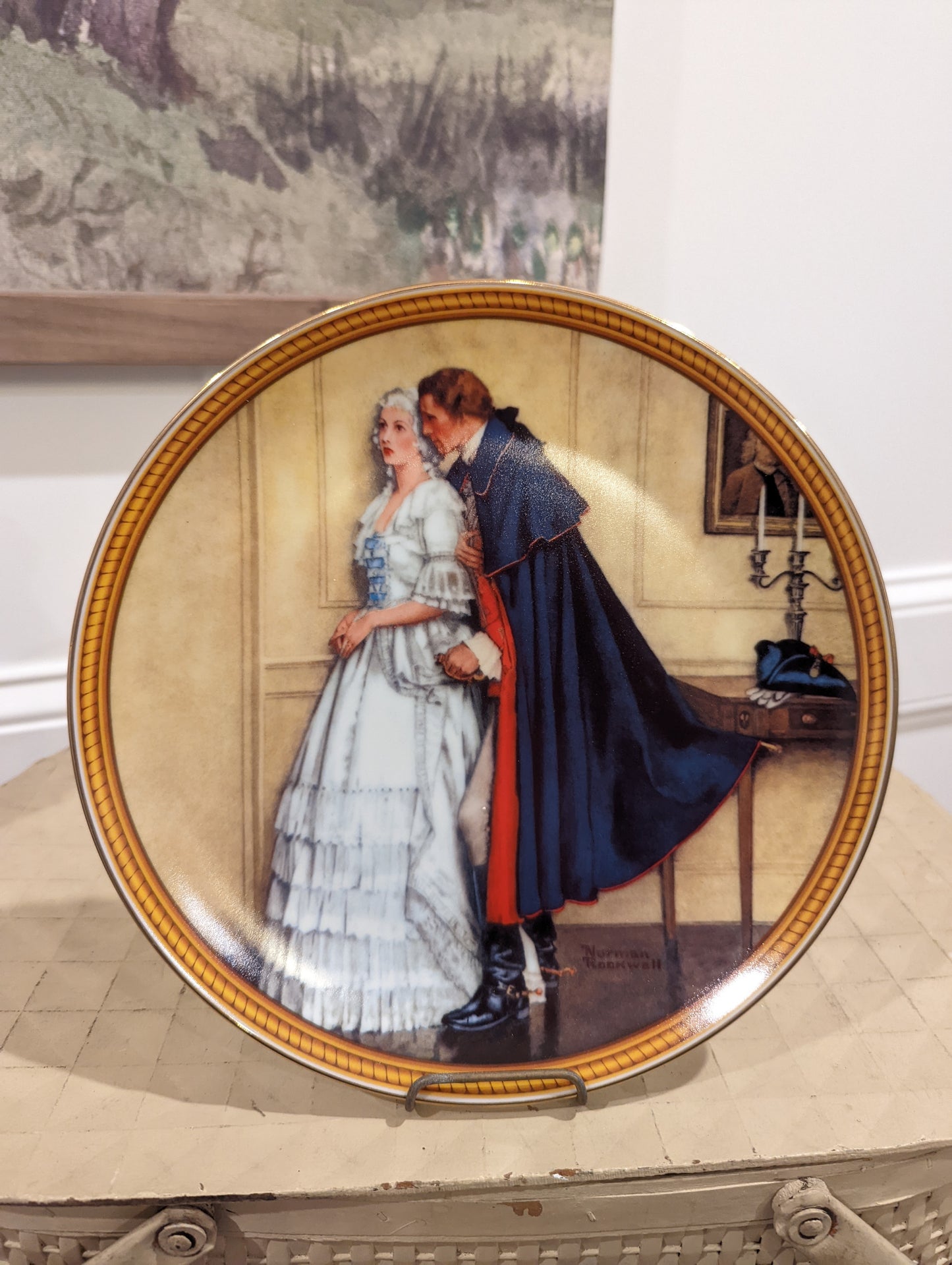 "The Unexpected Proposal" Decorative Plate
