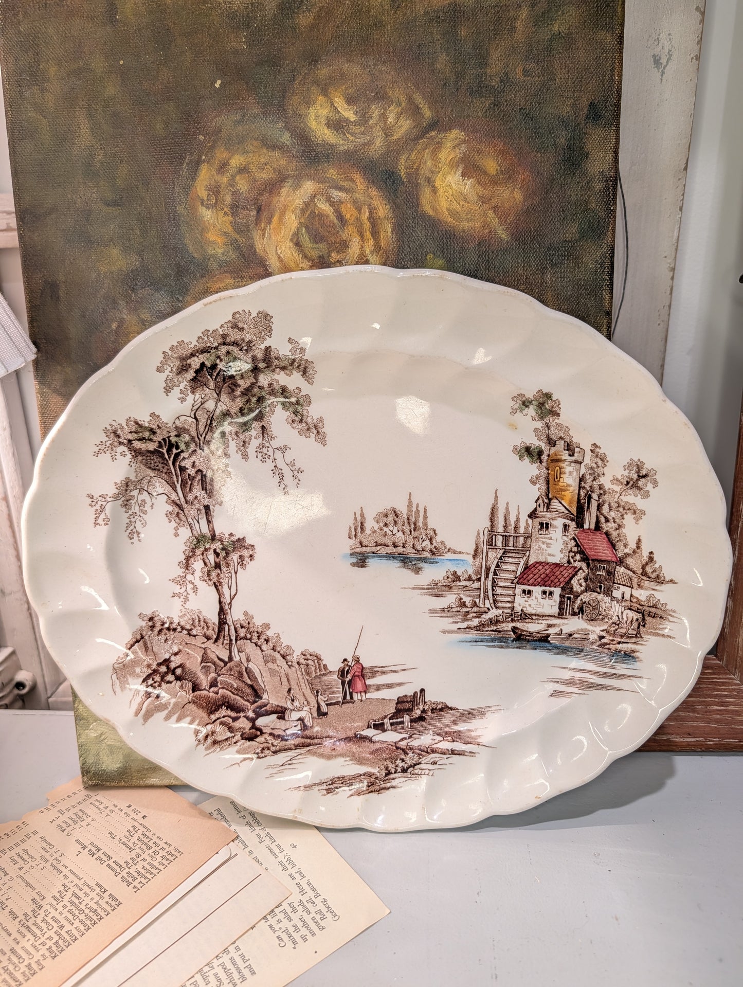 Johnson Brothers Old Mill Platter