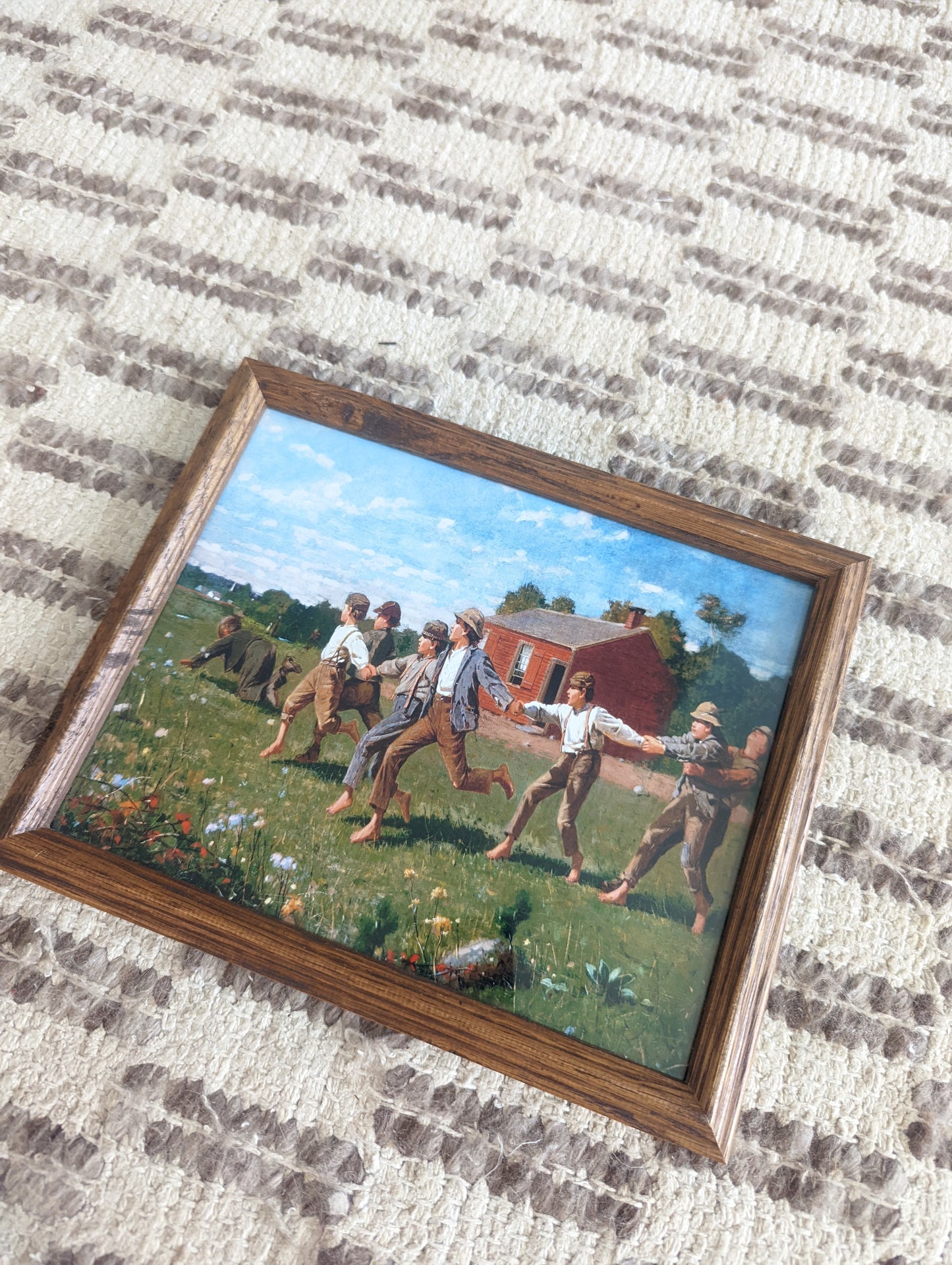 Kids Playing Red Rover (8x10)