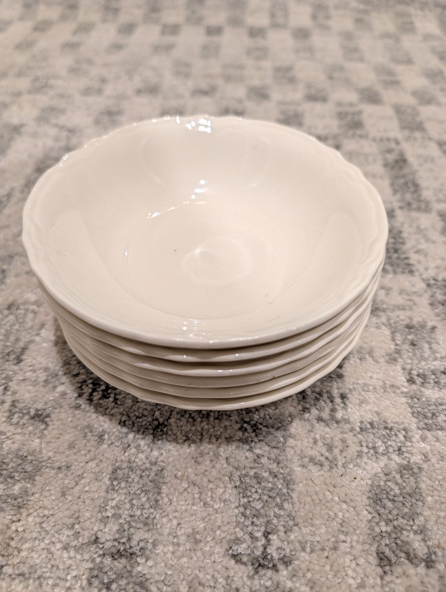 Set of 6 Ironstone Bowls