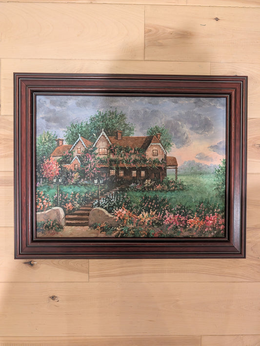 Bear Cottage Hand Painting