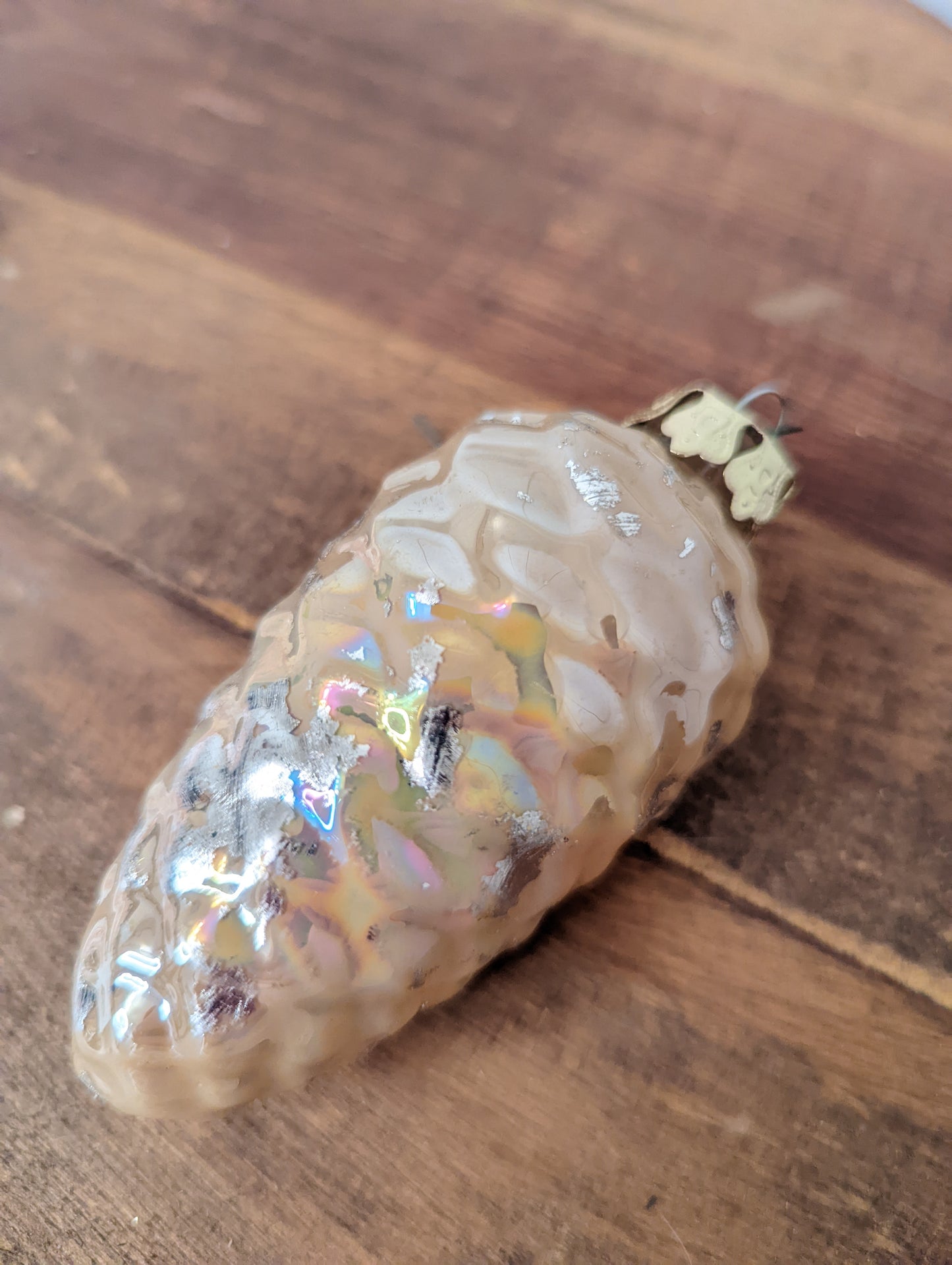 Glass Pinecone Ornament