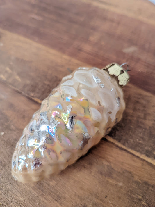 Glass Pinecone Ornament