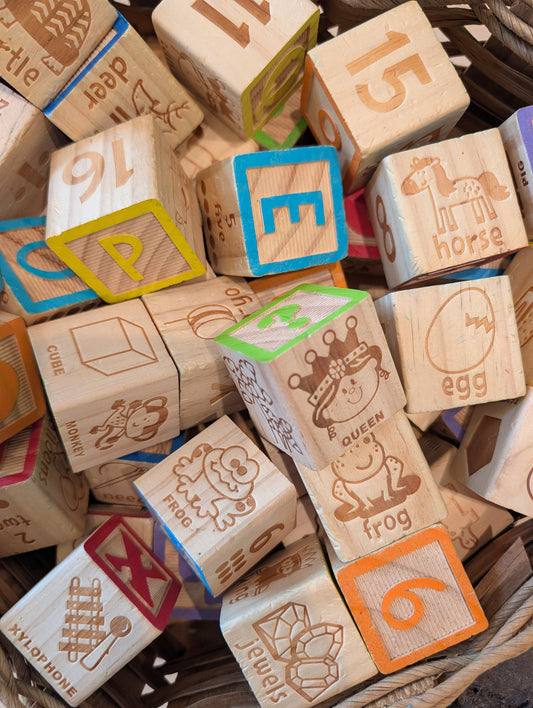 Retro Wood Blocks