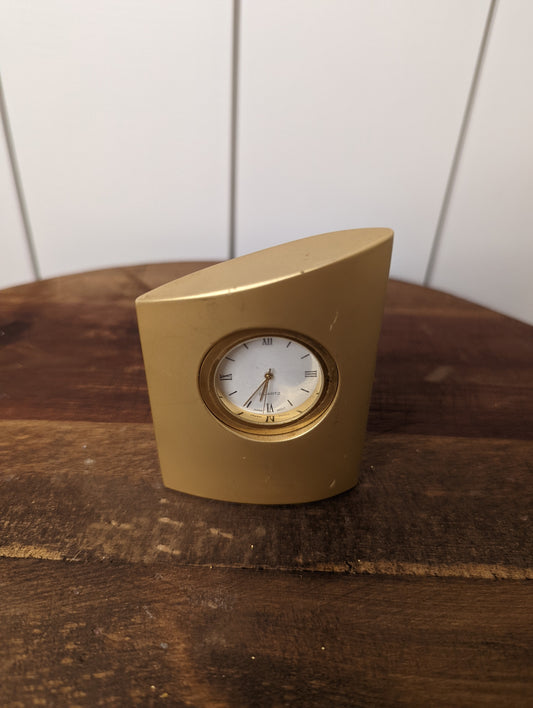 Mini Gold Clock