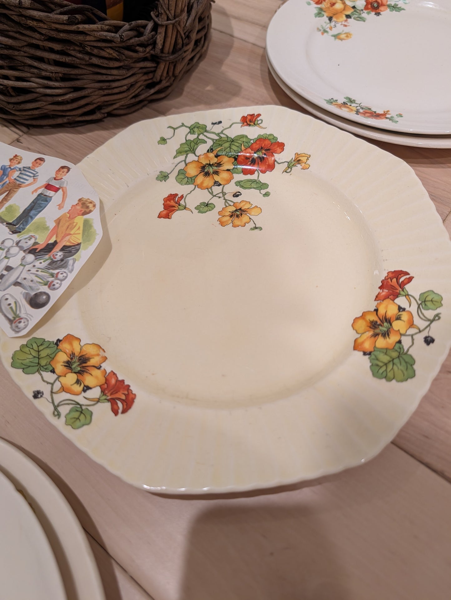 Poppy and Rose Plates