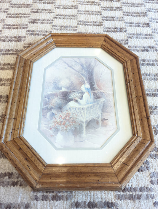 Lady in Oval Frame