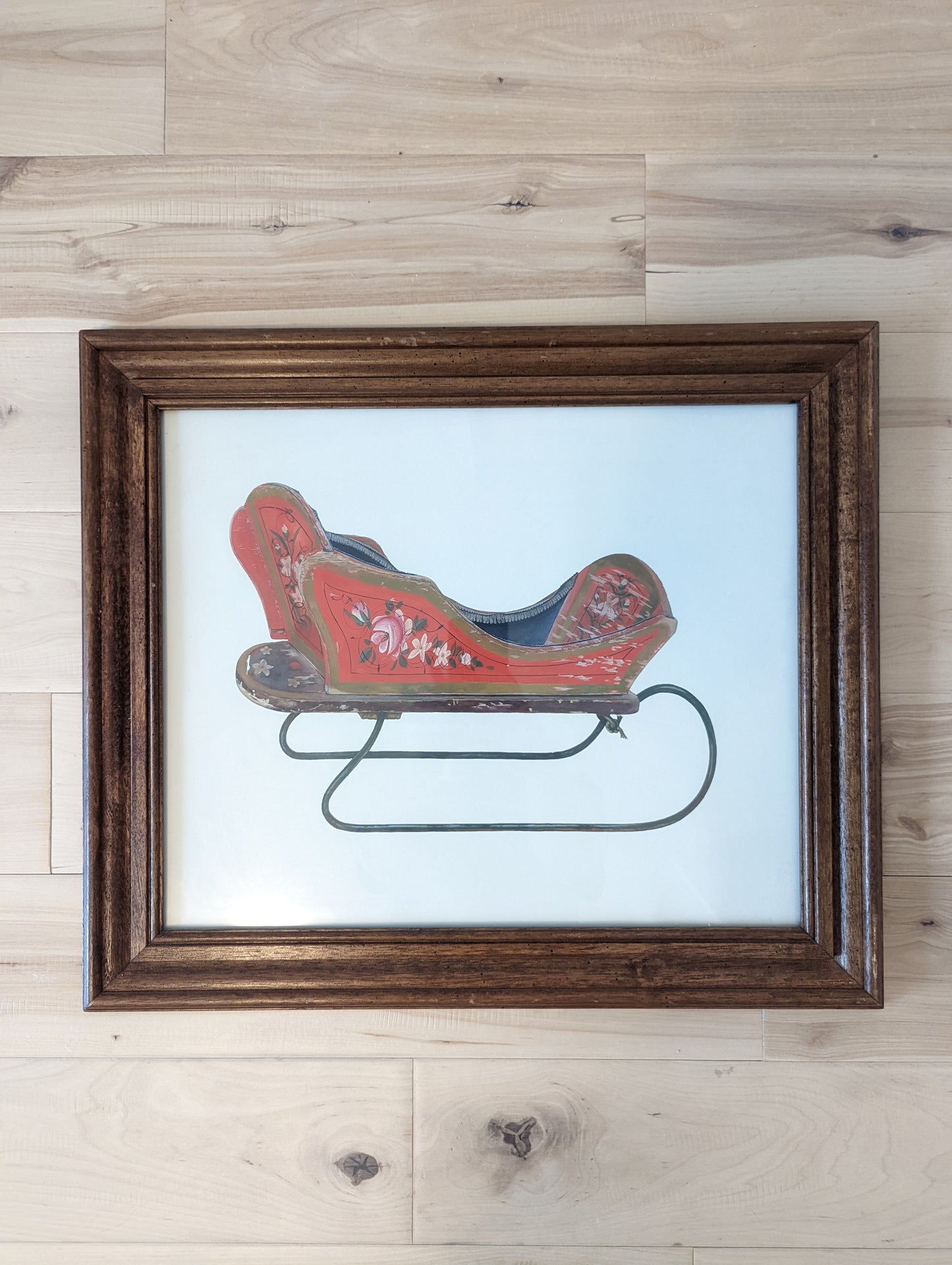 16x20 Christmas Sleigh 🛷