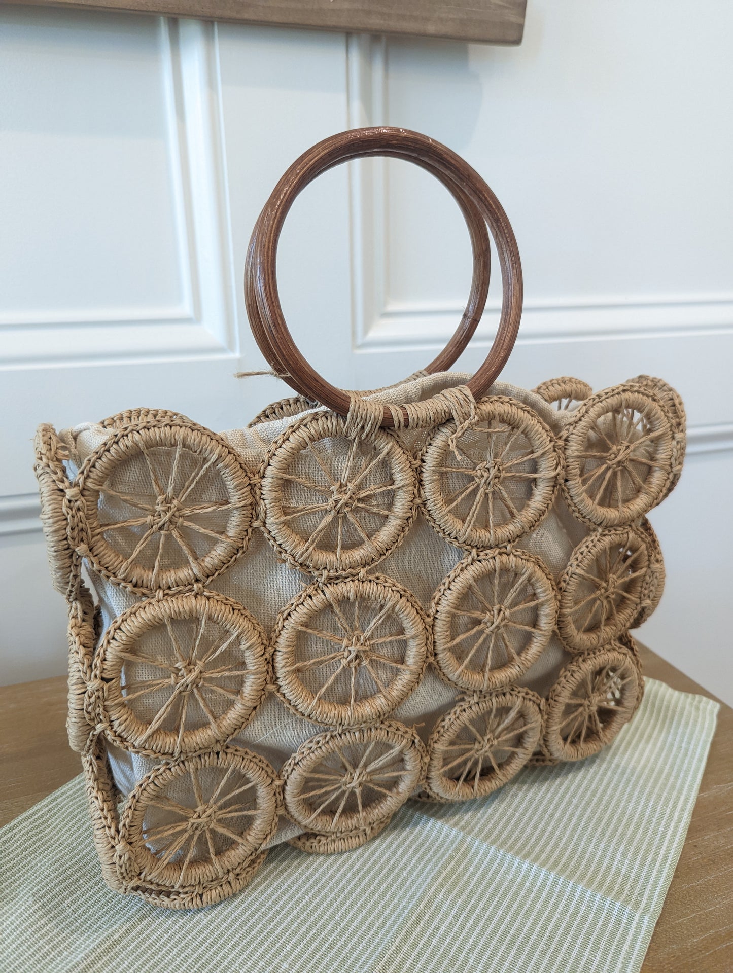 Wicker Woven Summer Beach Crossbody Bags